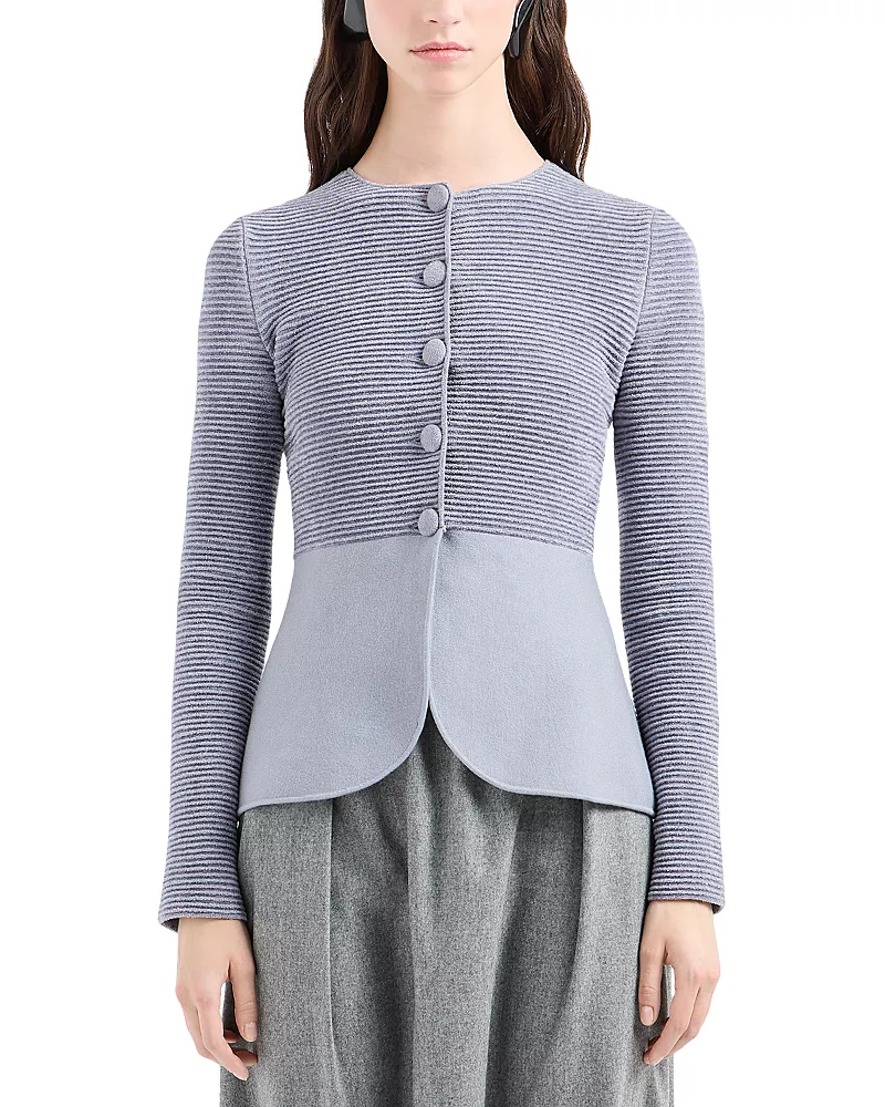 Emporio Armani Ribbed Chenille Jacket