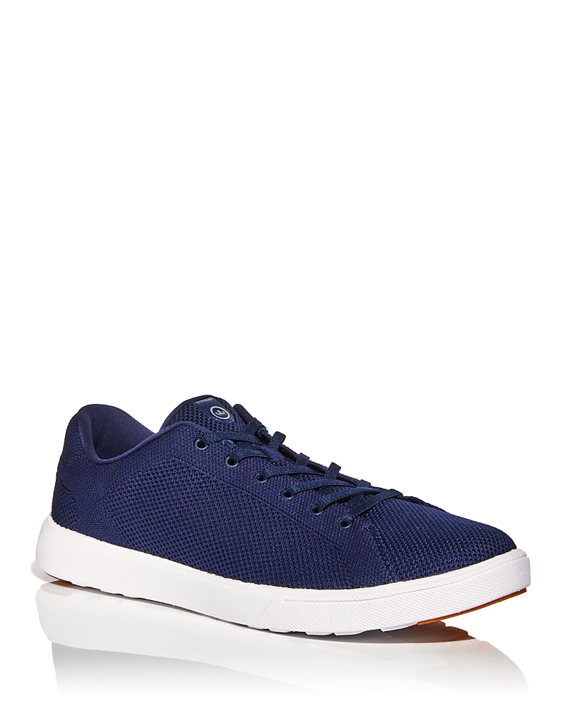 Peter Millar Men's Drift V2 Knit Low Top Sneakers In Navy