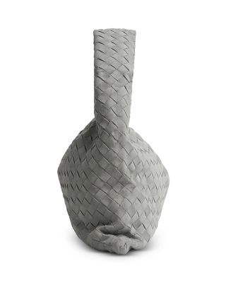 Small Hop Intrecciato Leather Shoulder Bag