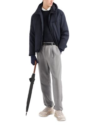 Travel Essentials Ribbed Effect Wool Sweater