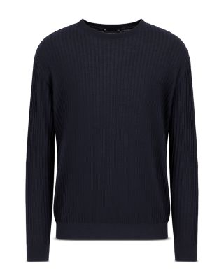 Travel Essentials Ribbed Effect Wool Sweater