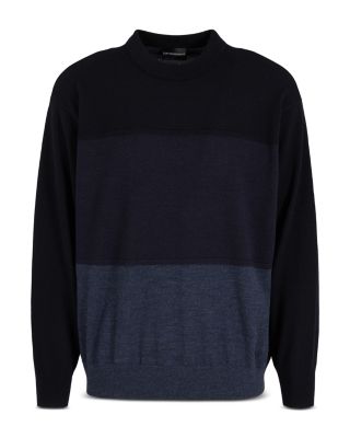 Color Block Crewneck Sweater
