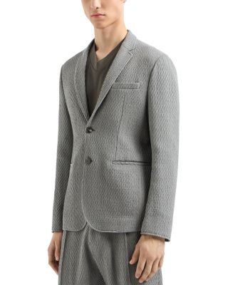 Emporio Armani Textured Stretch Blazer