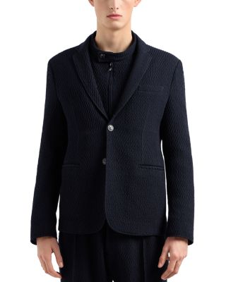 Emporio Armani - Textured Stretch Blazer