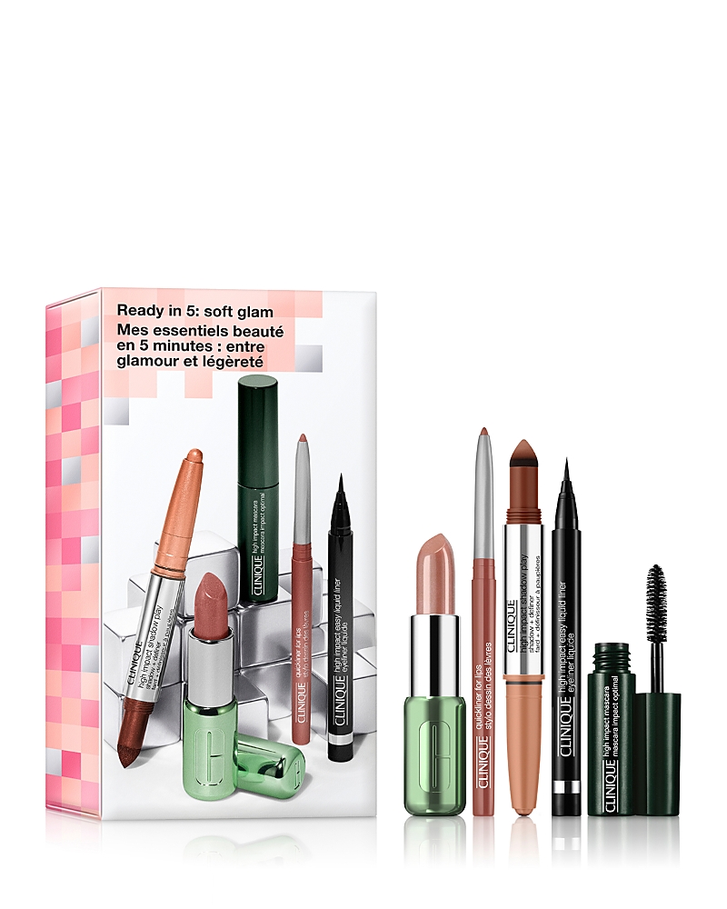 Clinique Ready in 5: Soft Glam Makeup Set ($99 value)