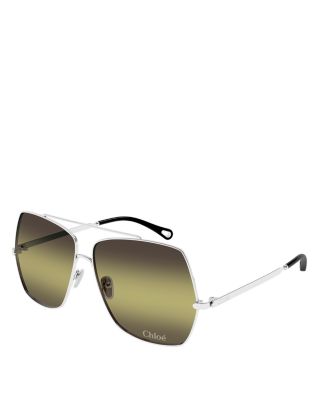 Chloe Aly Square Sunglasses, 62mm