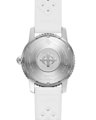 Compression Diver Automatic White Rubber Watch, 40mm