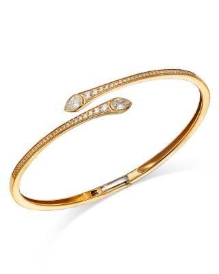 Bloomingdale's Fine Collection - Diamond Bangle in 14K Yellow Gold, 1.14 tcw