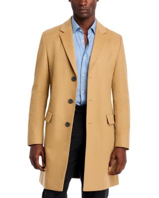 Hugo Migor Wool & Cashmere Slim Fit Top Coat