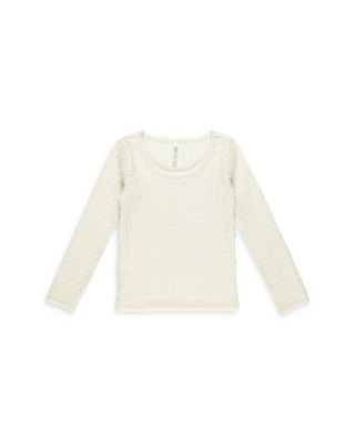 Rylee + Cru - Girls' Textured Long Sleeved Top - Little Kid