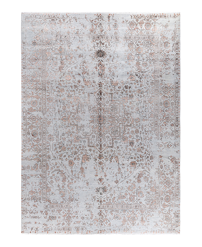 Bloomingdale's Indo Ikat M8303 Area Rug, 9'1 X 12'4 In Gray