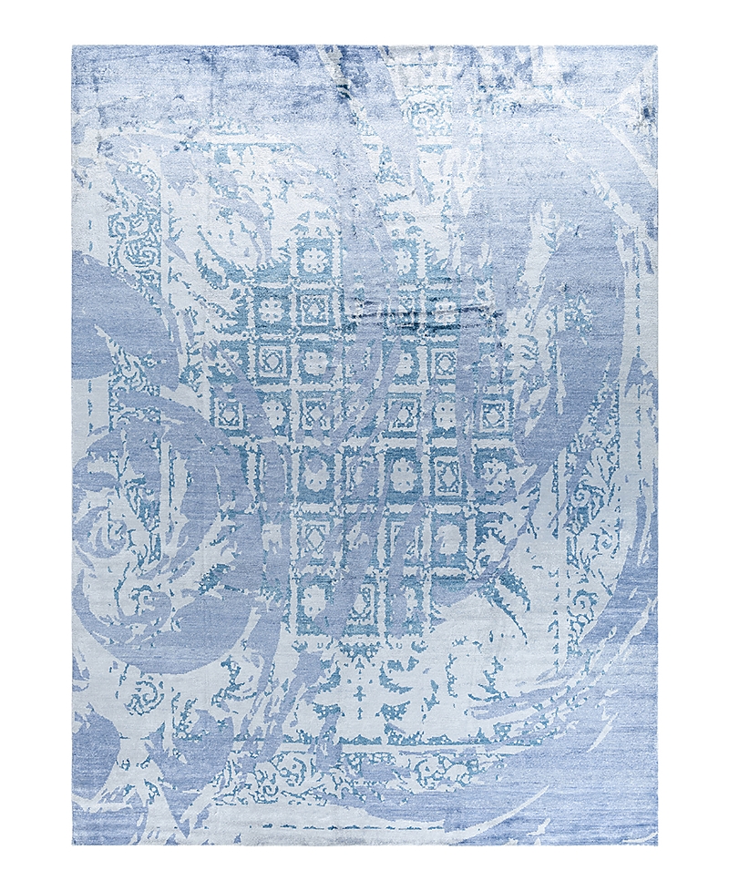 Bloomingdale's Indo Modern M7034 Area Rug, 9'1 X 12'3 In Purple