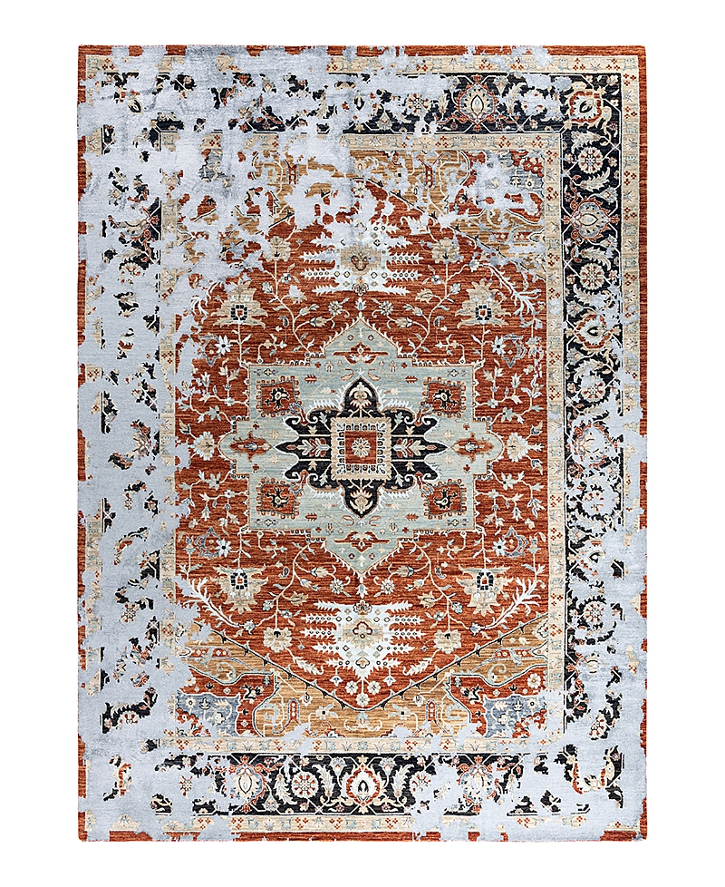 Bloomingdale's Indo Ikat M7732 Area Rug, 8'10 X 12'3 In Rust