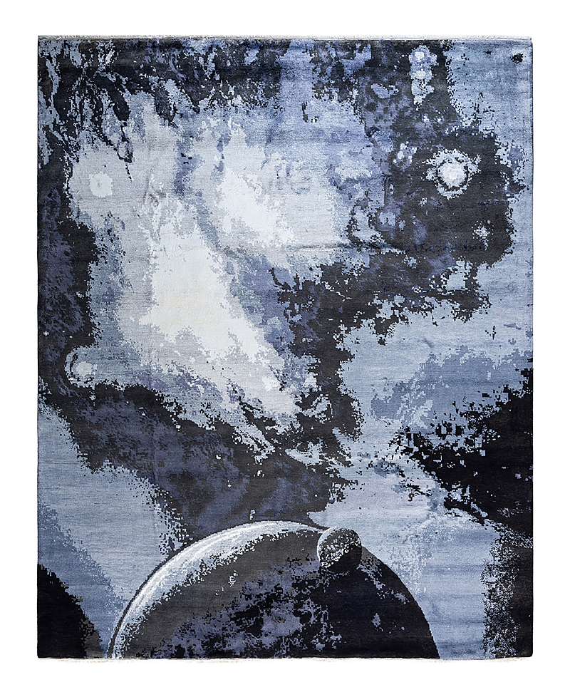 Bloomingdale's Indo Ikat M7146 Area Rug, 8'2 X 10'1 In Brown