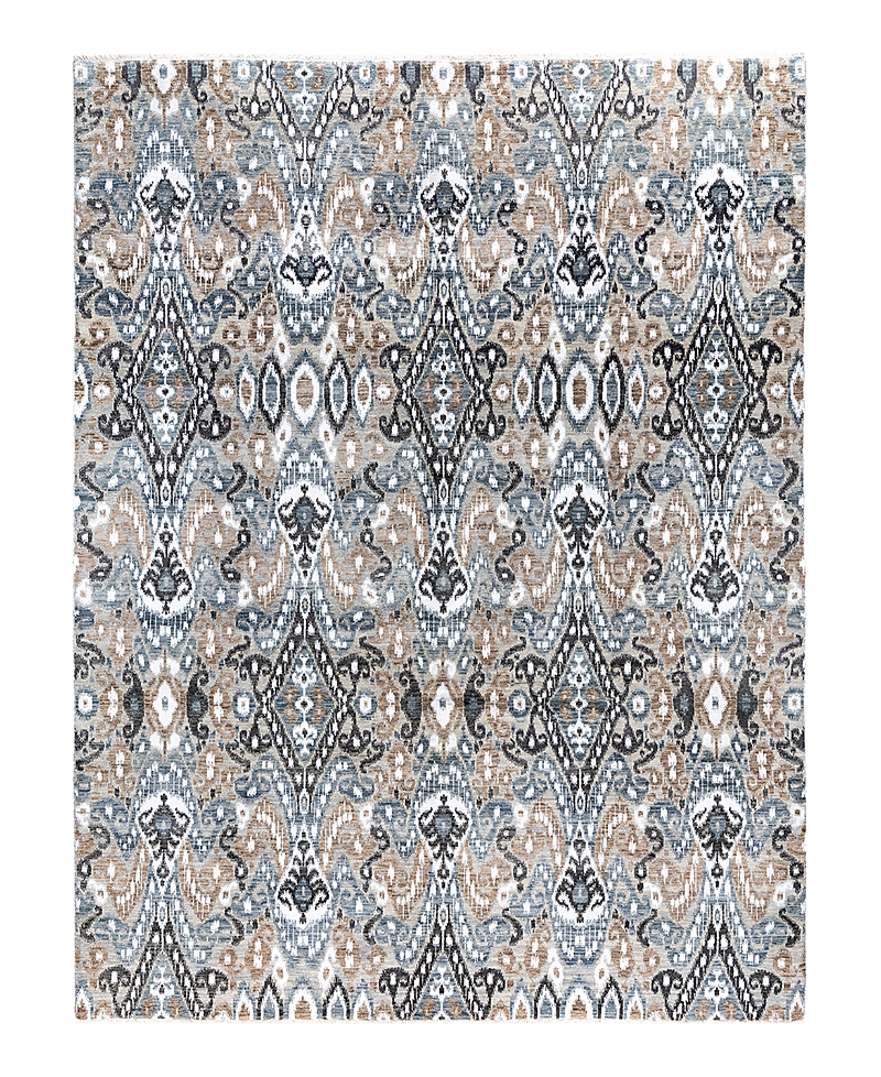 Bloomingdale's Indo Ikat M6087 Area Rug, 8'10 X 12'1 In Gray