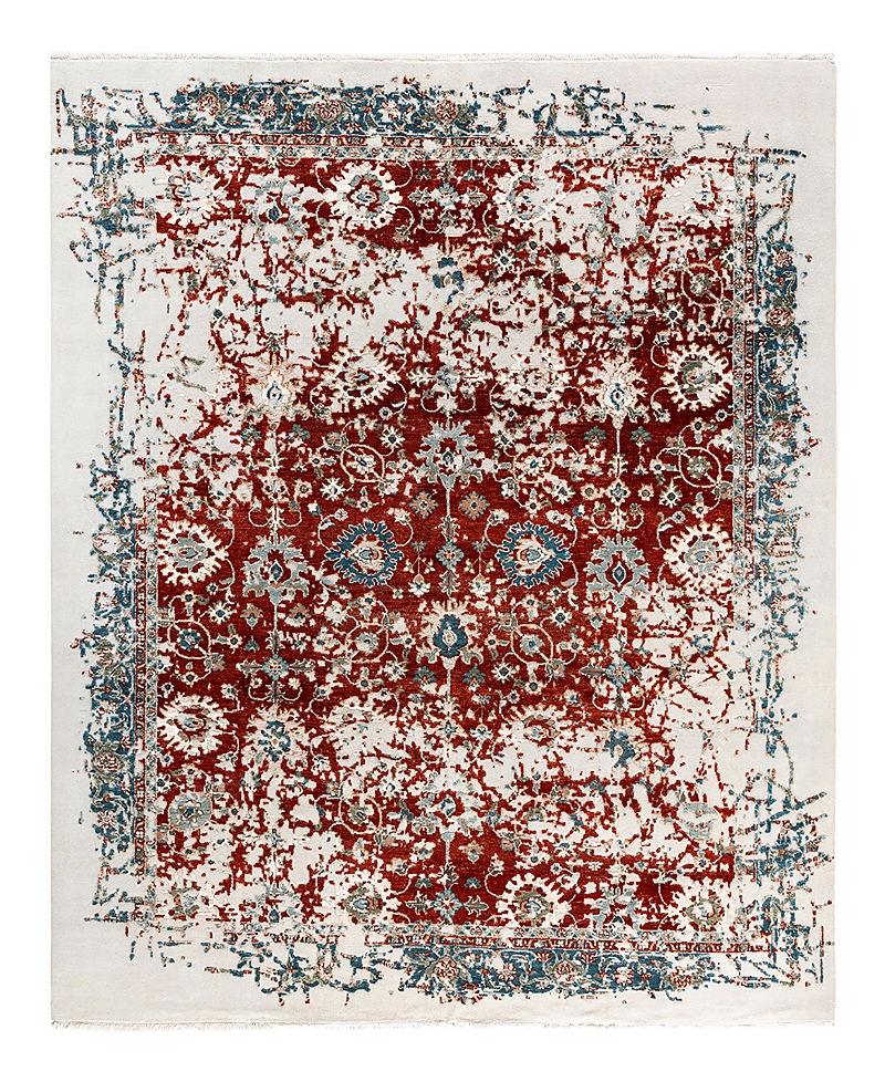 Bloomingdale's Indo Ikat M7808 Area Rug, 8'3 X 10'2 In Ivory