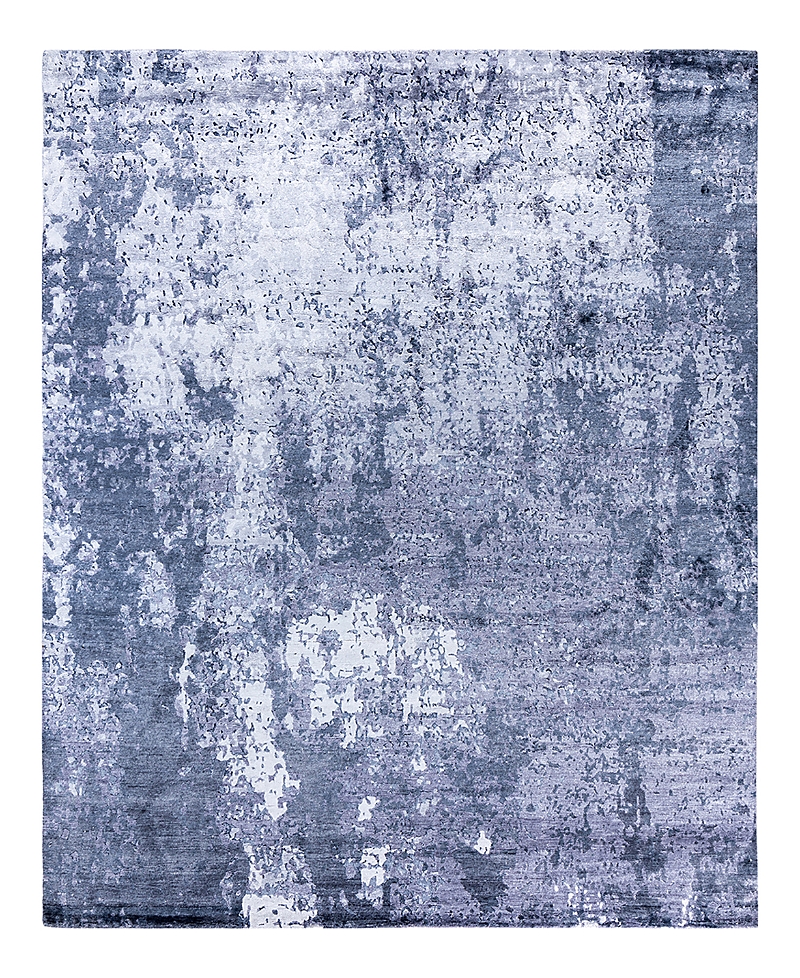 Bloomingdale's Indo Modern M7542 Area Rug, 8'2 X 9'10 In Gray