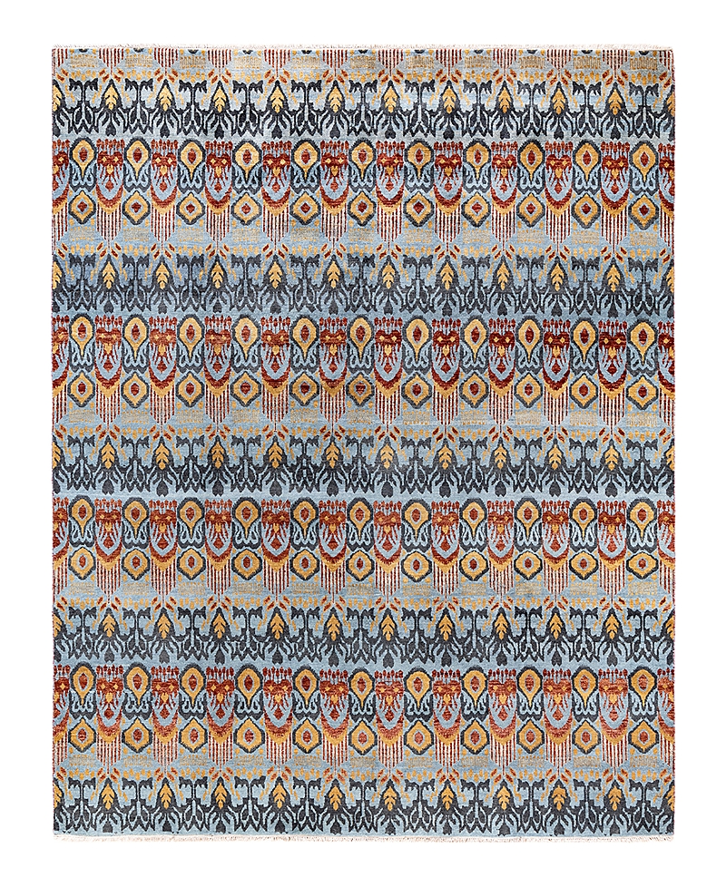 Bloomingdale's Indo Ikat M6036 Area Rug, 8' X 10'2 In Gray