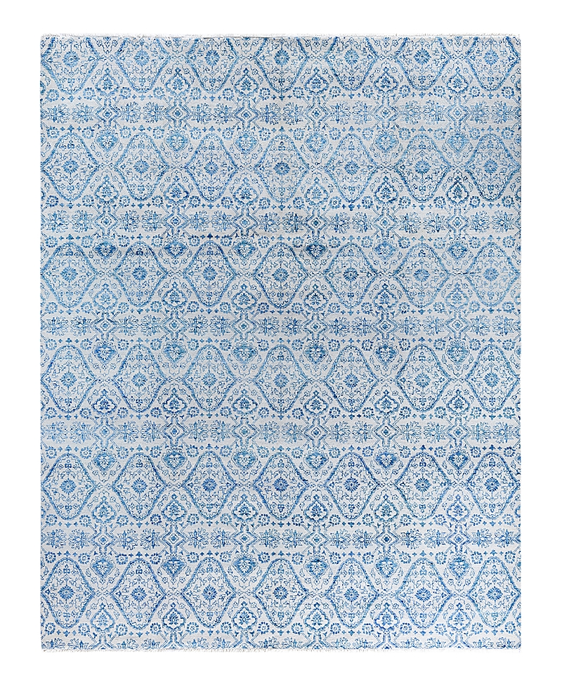 Bloomingdale's Indo Ikat M6103 Area Rug, 8'1 X 10'2 In Gray