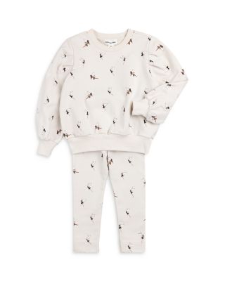 Miles The Label - Girls' Fairy Print Sweatshirt and Leggings Set - Little Kid