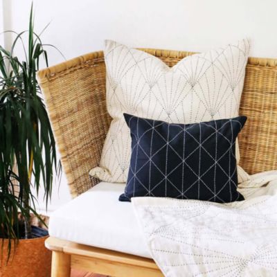 Small Graph Throw Pillow, 12" x 16"