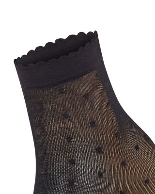 Sheer Dot Ankle Socks