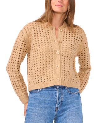 Crewneck Cardigan Sweater