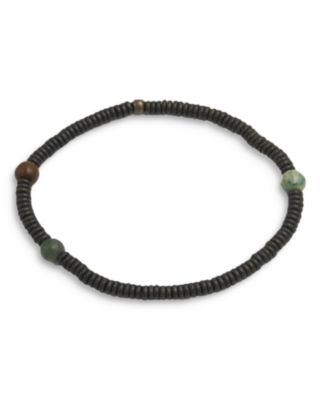 The Monotype Clay Black Jasper Beaded Bracelet