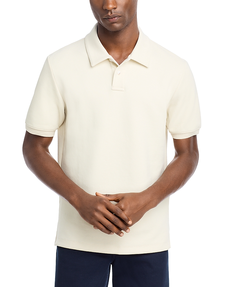 Theory Delroy Double Pique Regular Fit Polo Shirt