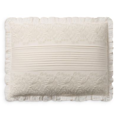 Ralph Lauren - Bridget Embroidered Throw Pillow, 15" x 20"