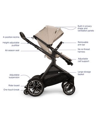 DEMI™ Next Stroller + Ride Along Board