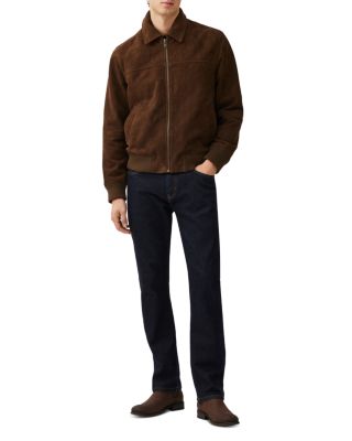 Redvale Zip Front Suede Jacket
