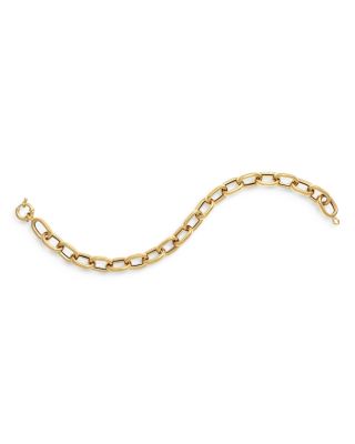 Bloomingdale's Fine Collection Puff Magnifica Link Chain Bracelet in 14K Yellow Gold