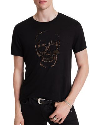 John Varvatos - Embellished Skull Graphic Tee