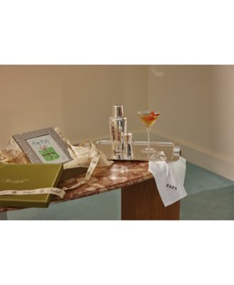 Graphik Silverplated Large Tray with Handles, 17" x 12"