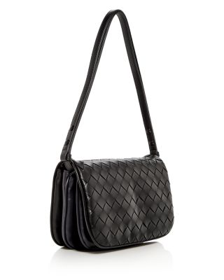 Intrecciato Leather Shoulder Bag