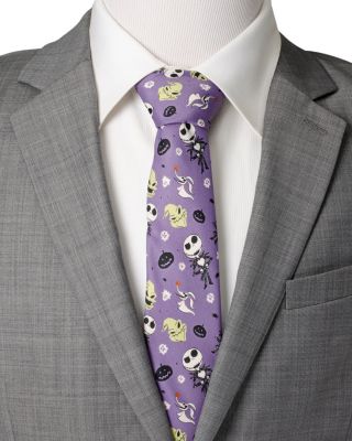 Purple Nightmare Before Christmas Tie