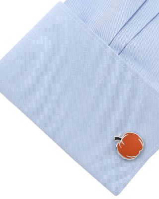 Pumpkin Enamel Cufflinks