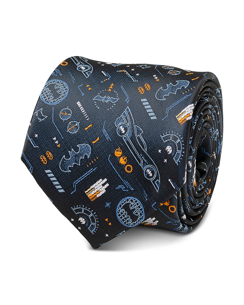 Cufflinks, Inc Batman Batmobile Silk Blend Tie In Black