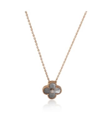 Pre-Owned Van Cleef & Arpels Alhambra 18K Rose Gold Fashion Pendant