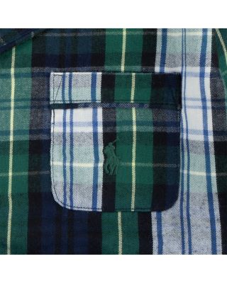 Boy's Plaid Pajama Set - Little Kid