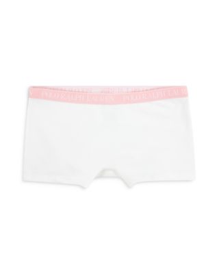Girls' Cotton Stretch Jersey Boyshorts, Pack of 2 - Big Kid