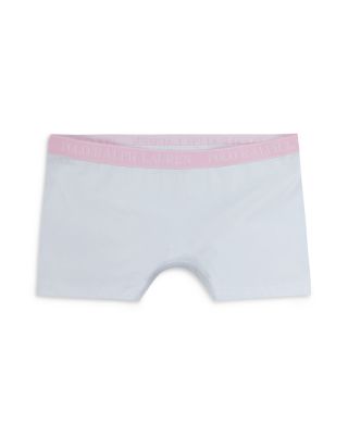 Girls' Cotton Stretch Jersey Boyshorts, Pack of 2 - Big Kid