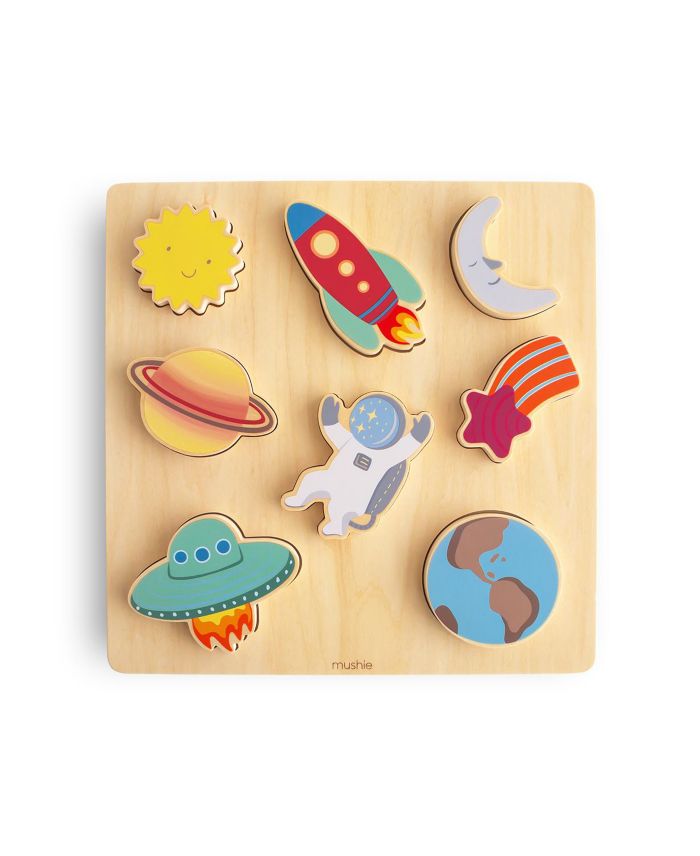 Wooden Space Puzzle - Ages - 3 years +