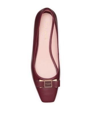 Women's Bowdie Slip On Pointed Toe Ballet Flats