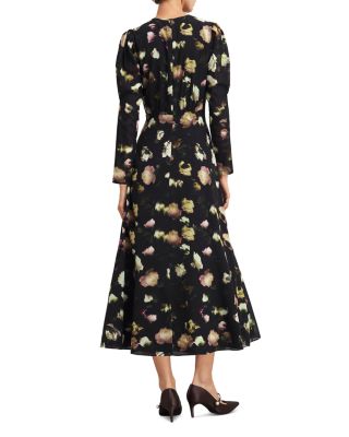 Windermere Printed Silk Blend Dress