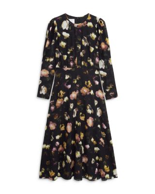 Windermere Printed Silk Blend Dress