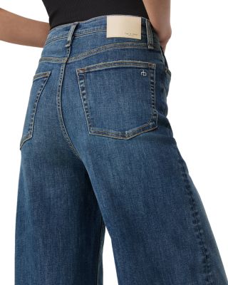 Flexi Sofie High Rise Wide Leg Jeans in Willow