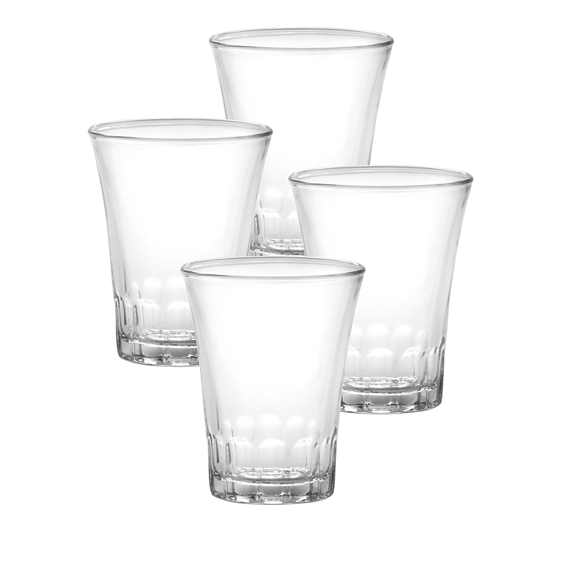 Duralex Amalfi 5.62 Oz. Tumbler, Set Of 4 In Clear