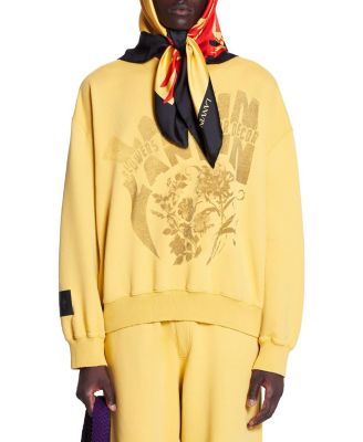 Lanvin X Future Unisex Loose-Fit Printed Sweatshirt